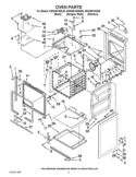 OVEN PARTS Diagram and Parts List for KESS907SBL05  KitchenAid Range