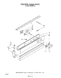 CONTROL PANEL , LIT/OPTIONAL Diagram and Parts List for RS600BXV0  Whirlpool Range