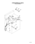 OVEN ELECTRICAL Diagram and Parts List for SF365BEWN2  Whirlpool Range