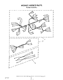 WIRING HARNESS Diagram and Parts List for KEBI200VBL1  KitchenAid Wall Oven