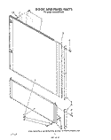 DOOR AND PANEL Diagram and Parts List for 4KUDI220WW0  KitchenAid Dishwasher