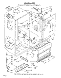 LINER , LIT/OPTIONAL Diagram and Parts List for KLFF15MSWHY0  KitchenAid Freezer