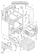 Part Location Diagram of 9781293GM Whirlpool OVEN-MAIN