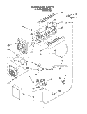 ICEMAKER PARTS - PARTS NOT ILLUSTRATED Diagram and Parts List for SS25HFXLS00  Whirlpool Refrigerator