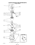 SECTION Diagram and Parts List for 7KCDS250T1  KitchenAid Food Waste Disposer