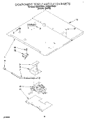 Part Location Diagram of 3184592 Whirlpool PANEL-SAND