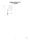 MISCELLANEOUS PARTS OPTIONAL PARTS (NOT INCLUDED) Diagram and Parts List for 7MLSR8534MQ0  Whirlpool Washer