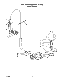 FILL AND OVERFILL Diagram and Parts List for KUDA22ST4  KitchenAid Dishwasher