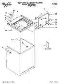 Part Location Diagram of 8558666 Whirlpool Feature Sheet