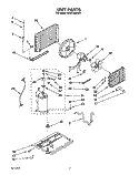 UNIT, LIT/OPTIONAL Diagram and Parts List for BHAC0600XS1  Whirlpool Air Conditioner