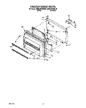 FREEZER DOOR Diagram and Parts List for KBRS22KWAL03  KitchenAid Refrigerator