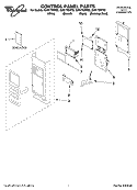 Part Location Diagram of 8204689 Whirlpool DISPLAY