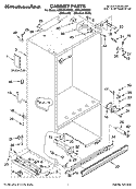 Part Location Diagram of 2307981 Whirlpool Service & Wiring Sheet