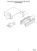 TOP GRILLE AND UNIT COVER Diagram and Parts List for KSSS42QDX02  KitchenAid Refrigerator