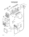 ICE MAKER , LIT/OPTIONAL Diagram and Parts List for KSRS22DWAL00  KitchenAid Refrigerator