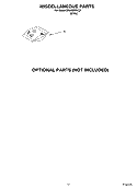 MISCELLANEOUS, OPTIONAL Diagram and Parts List for DP940PWKQ1  Whirlpool Dishwasher
