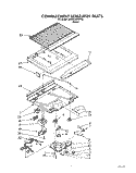 COMPARTMENT SEPARATOR Diagram and Parts List for JWARG469WP00  Whirlpool Refrigerator