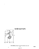WATER PUMP Diagram and Parts List for GLA7900XKW1  Whirlpool Washer