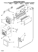 ICEMAKER PARTS Diagram and Parts List for KTLA22EMSS03  Whirlpool Refrigerator