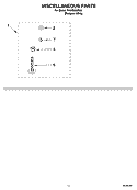 MISCELLANEOUS PARTS OPTIONAL PARTS (NOT INCLUDED) Diagram and Parts List for TAWB600PQ0  Estate Washer