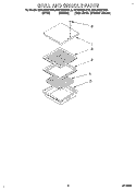 SECTION Diagram and Parts List for KECG260SOB6  KitchenAid Cooktop