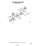 CONTROL PANEL Diagram and Parts List for MW1200XS0  Whirlpool Microwave