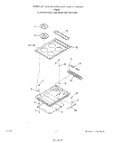 SECTION Diagram and Parts List for 1176W0A  Roper Cooktop