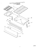 DRAWER AND BROILER, OPTIONAL Diagram and Parts List for GS395LEHS5  Whirlpool Range