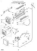 ICE MAKER, OPTIONAL Diagram and Parts List for KSRE27FHBT00  KitchenAid Refrigerator
