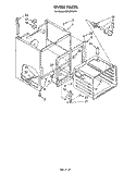 SECTION Diagram and Parts List for RF363PXPT1  Whirlpool Range