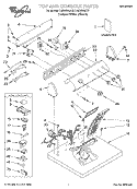 TOP AND CONSOLE, LIT/OPTIONAL Diagram and Parts List for LGR5644JT0  Whirlpool Dryer