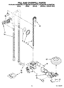 Part Location Diagram of WPW10545278 Whirlpool Dishwasher Drain Hose