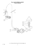 FILL AND OVERFILL Diagram and Parts List for 4KUDA220TW2  KitchenAid Dishwasher