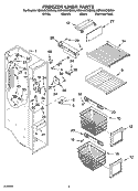 Part Location Diagram of 2255591 Whirlpool DOOR-ICE