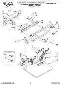 SECTION Diagram and Parts List for LET5624BW0  Whirlpool Dryer