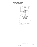 WATER PUMP Diagram and Parts List for 9CFA2000W6  Whirlpool Washer