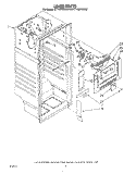 LINER Diagram and Parts List for ET16JKYSN02  Whirlpool Refrigerator