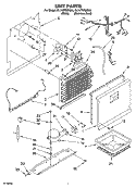 UNIT PARTS, OPTIONAL PARTS (NOT INCLUDED) Diagram and Parts List for EL7ATRRMS03  Whirlpool Refrigerator