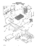 UNIT Diagram and Parts List for KSRS25QAAL02  KitchenAid Refrigerator