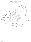 Part Location Diagram of 4359724 Whirlpool MOTOR-TURN