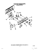 Part Location Diagram of WP3148955 Whirlpool Surface Burner Switch - 8 Inch