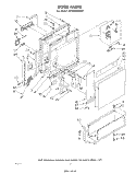 DOOR Diagram and Parts List for DP3880XMW0  Whirlpool Dishwasher