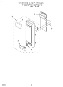 CONTROL PANEL Diagram and Parts List for MT9160XEB0  Whirlpool Microwave