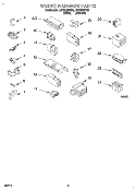 WIRING HARNESS Diagram and Parts List for LST6132BW0  Whirlpool Washer