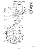 MACHINE BASE Diagram and Parts List for LA7000XSW0  Whirlpool Washer