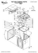 Part Location Diagram of WPW10155270 Whirlpool Wire Tie
