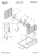 SECTION Diagram and Parts List for ACU102XE3  Whirlpool Air Conditioner
