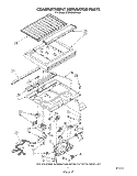 COMPARTMENT SEPARATOR Diagram and Parts List for ET25DMXVM01  Whirlpool Refrigerator