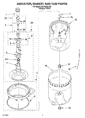 Part Location Diagram of 8316443 Whirlpool BASKET