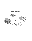 FREEZER SHELF Diagram and Parts List for KSSS42DWX02  KitchenAid Refrigerator